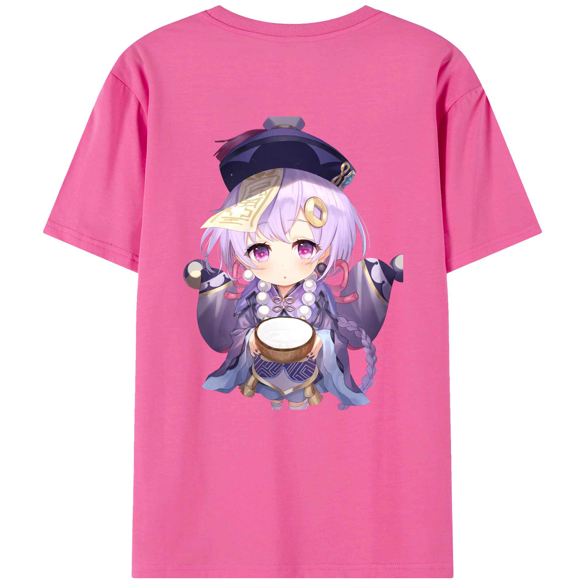 げんし神 七七 なな  genshin Nana レディース半袖Tシャツ(バックプリント)